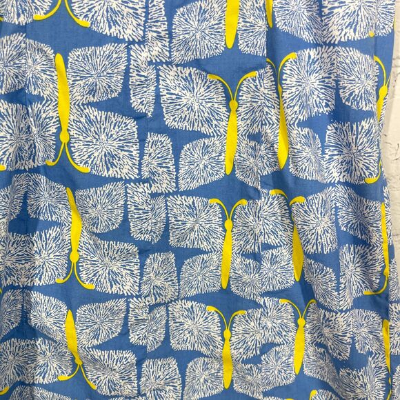 Lilly Pulitzer Dress Size 2 Blue Yellow Sundress Resort Coastal Beach Preppy - Picture 9 of 14